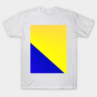 yellow blue ABSTRACT TEXTURE PATTERN BACKGROUND T-Shirt